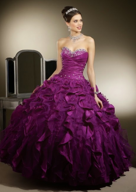 vestidos largos para quinceañeras
